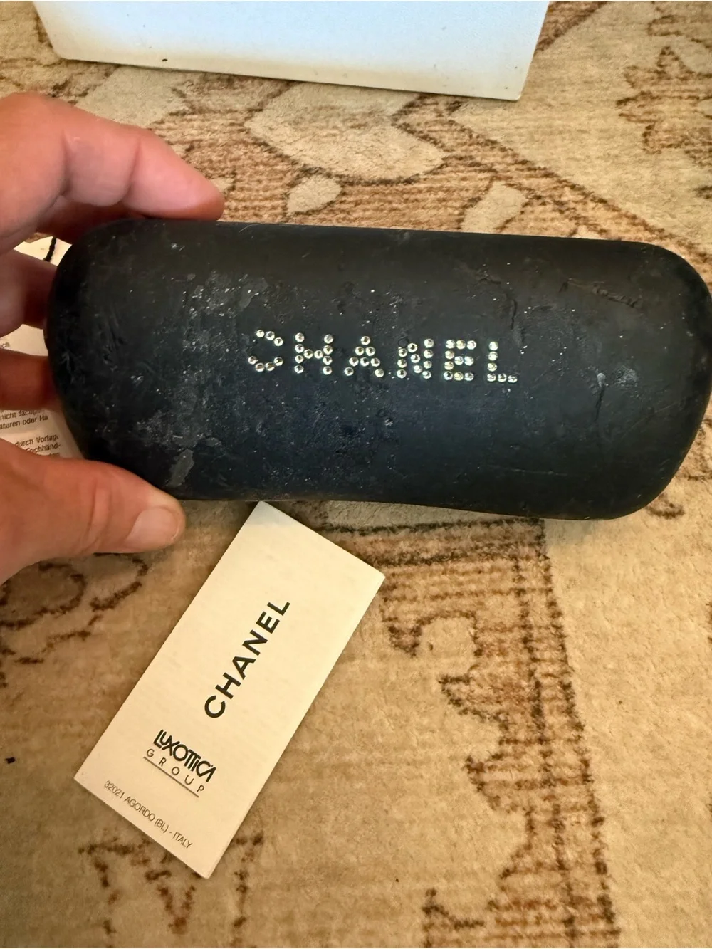 Woman’s vintage Chanel sunglasses discontinues model 6021-B